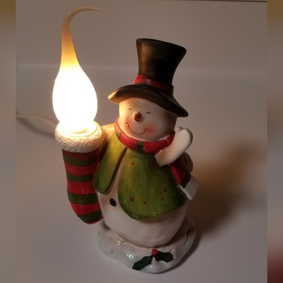 Crazy Mountain Light up Snowman Night Light Christmas - Picture 2 of 3